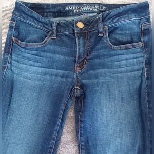American Eagle Outfitters Women's Dark Blue Skinny Jeans Jeggings Size 6